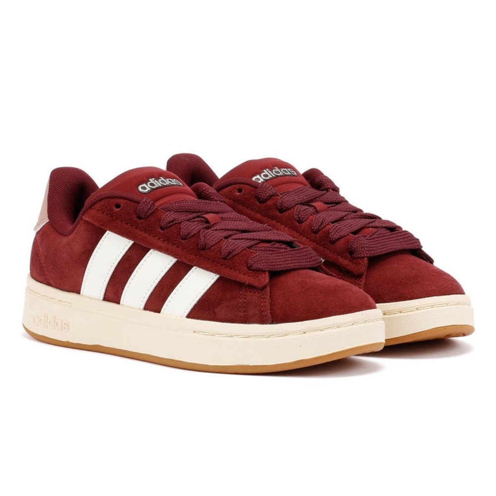 Adidas Grand Court Alpha 00s women's sneakers in burgundy